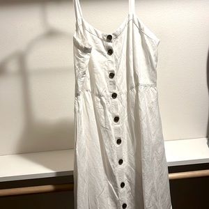 White Button Dress - The Loft